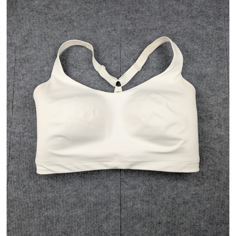 Athleta Advance Sports Bra Women 40G Lined Racerback Athletic Minimal Adjustable